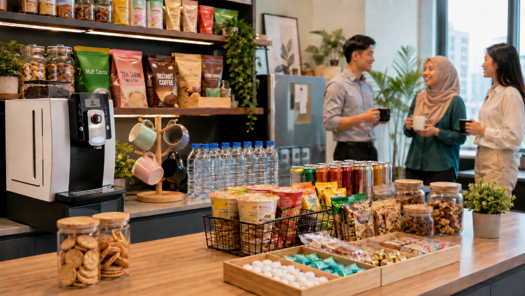 10 Must-Have Food and Beverage Items in a Malaysian Office Pantry