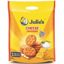 Julie's Cheese Crackers 325g (13 convi pack)