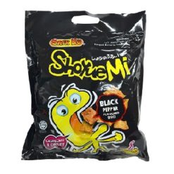 Snek Ku Shoyue Mi Black Pepper Japanese Noodles Snack 8s x 14g