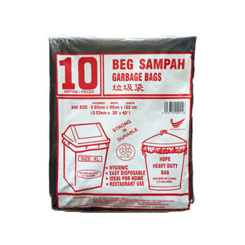 TTL Garbage Bag Pack XL 89cm x 102cm 10 Sheets