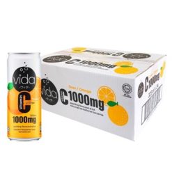VIDA Vitamin C 1000mg Carbonated Orange 24tin x 325ml