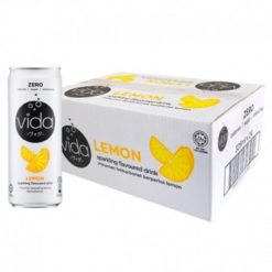 VIDA ZERO Sparkling Drink Lemon 24tin x 325ml